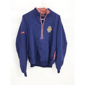 Vintage Mary Coppinger Mens Golf Pullover Windbreaker Size S Dark Academia